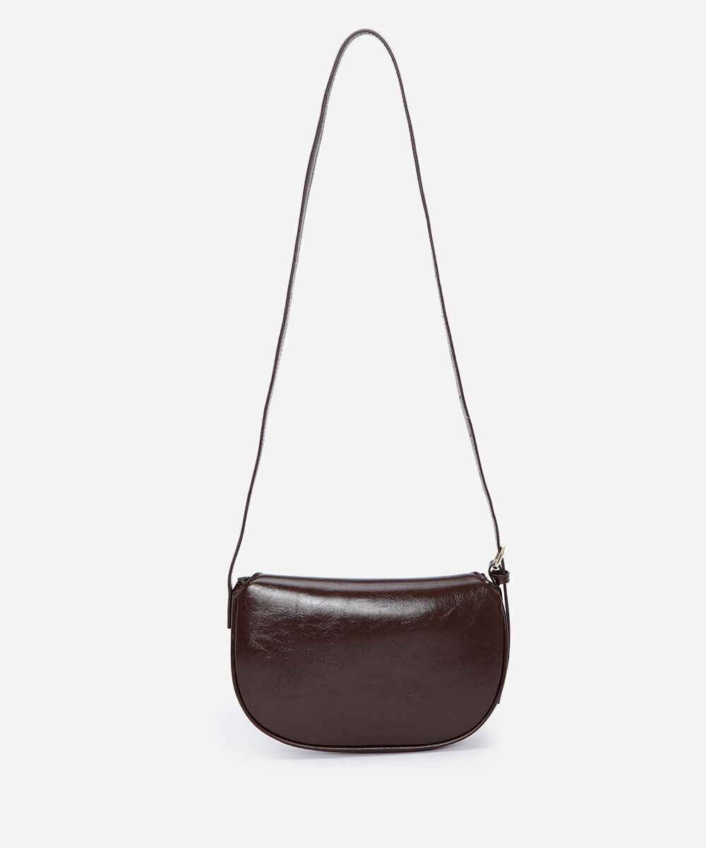 bolsa feminina transversal marrom