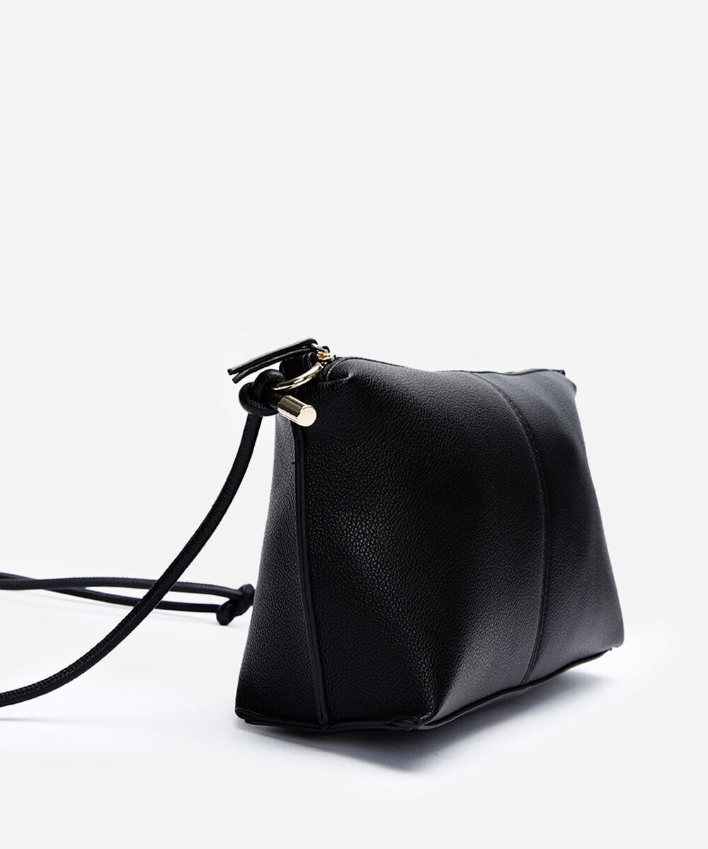 bolsa crossbody alça dupla preta