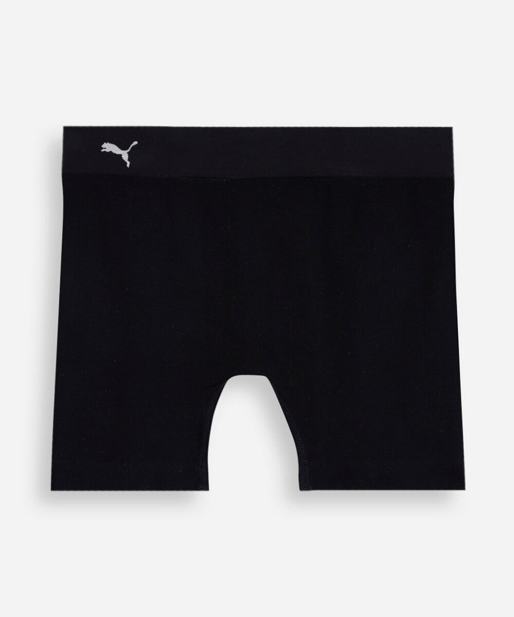 kit de 2 cucas boxer infantil sem costura puma colorido