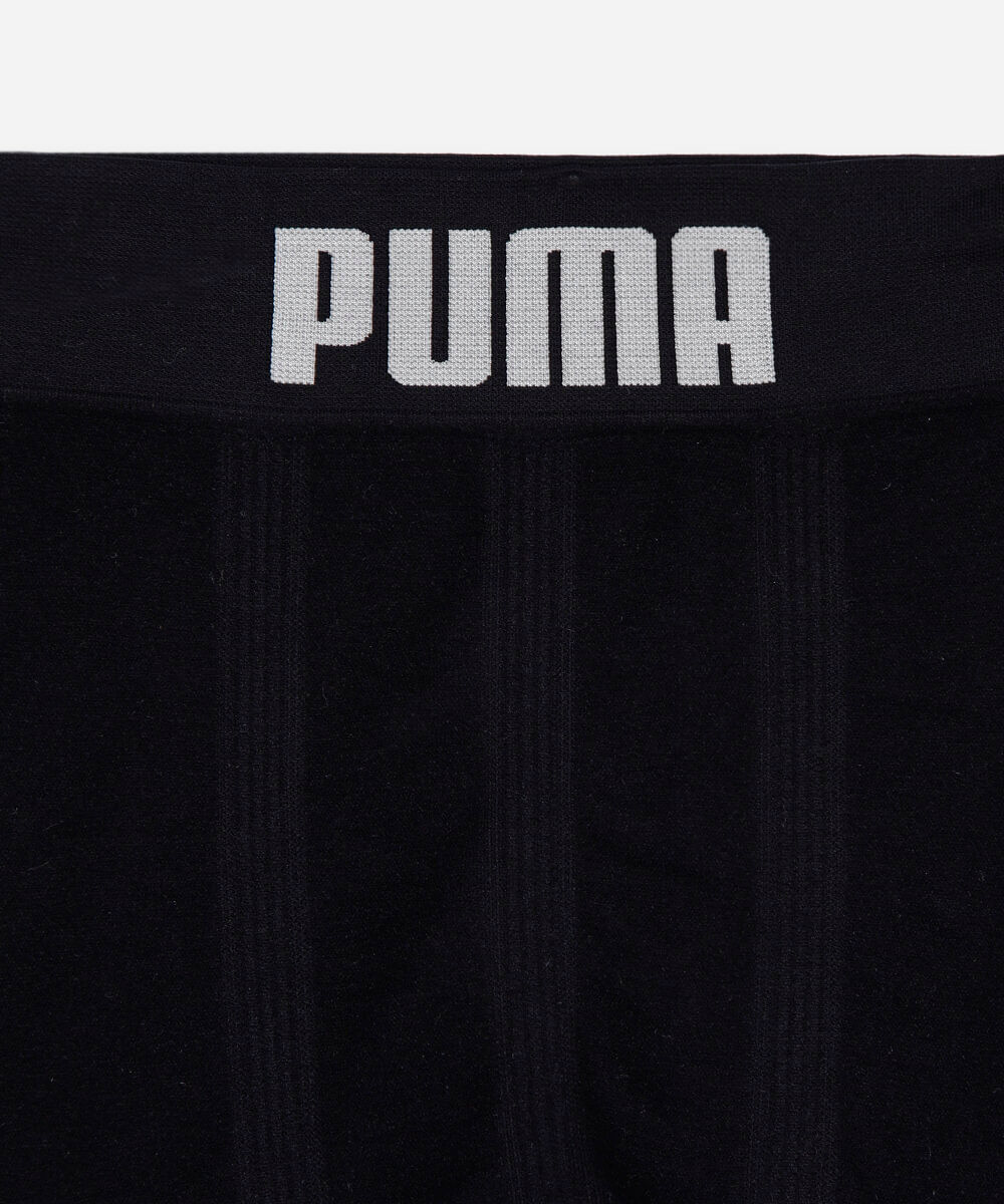 kit de 2 cucas boxer infantil sem costura puma colorido