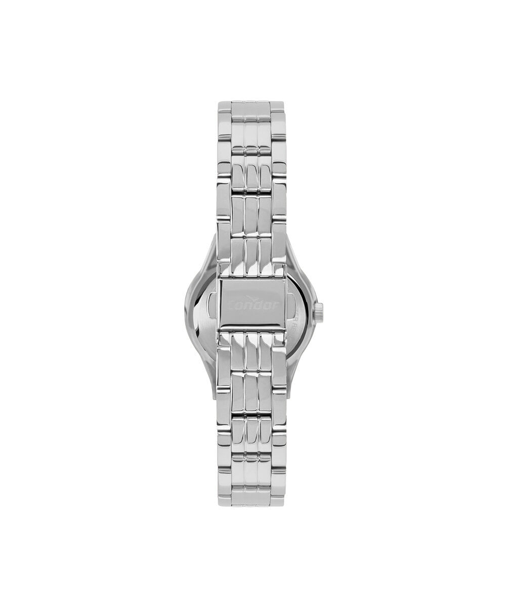 kit relógio feminino condor analógico co2035obck4k prateado