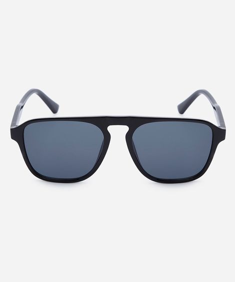 óculos de sol masculino quadrado de acetato triton preto