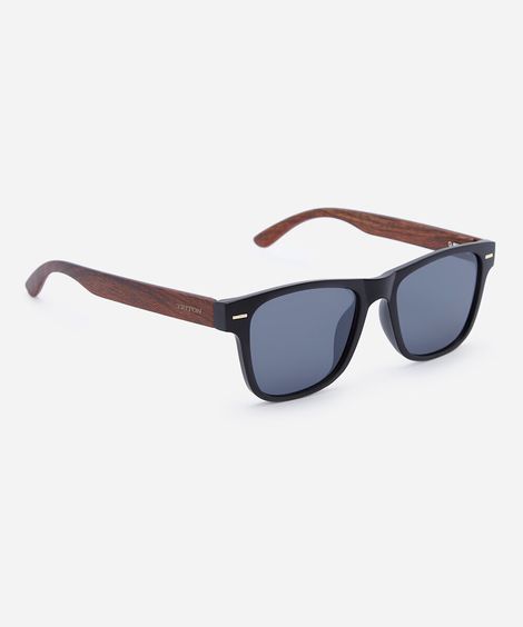 óculos de sol masculino quadrado de acetato triton preto