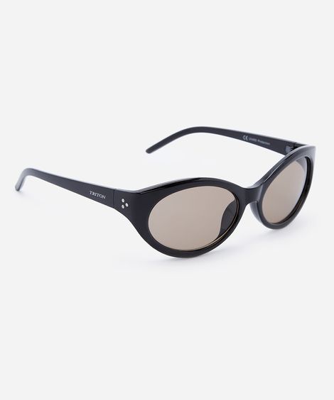 óculos de sol unissex esportivo de acetato triton preto