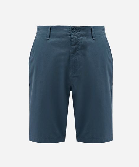 bermuda masculina reta chino azul