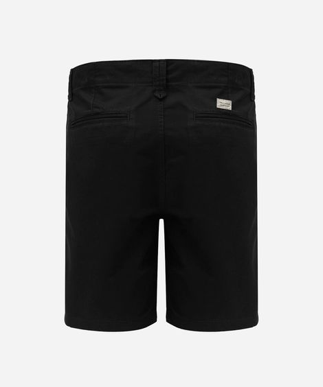 bermuda masculina reta chino preta