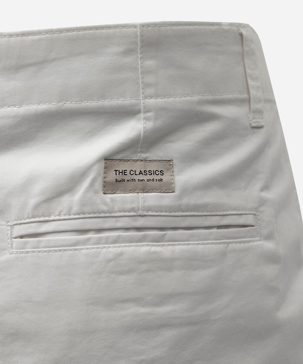bermuda masculina reta chino branca