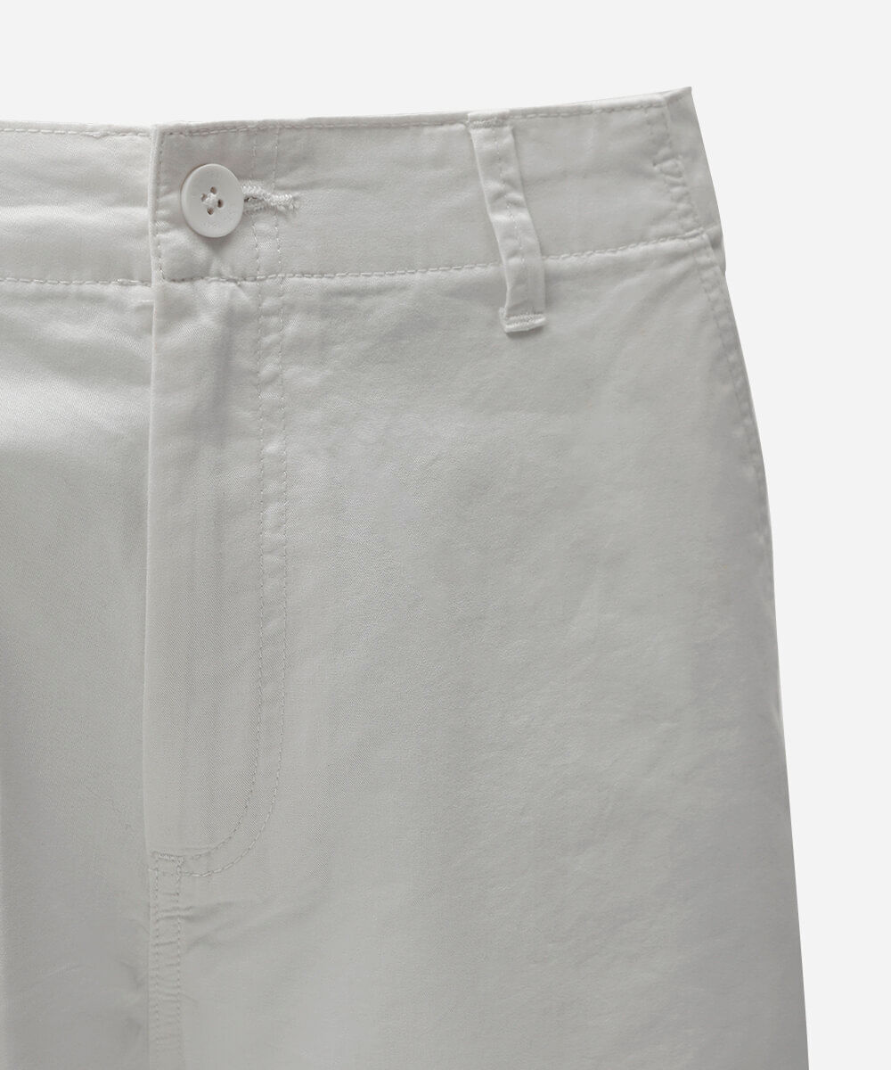 bermuda masculina reta chino branca