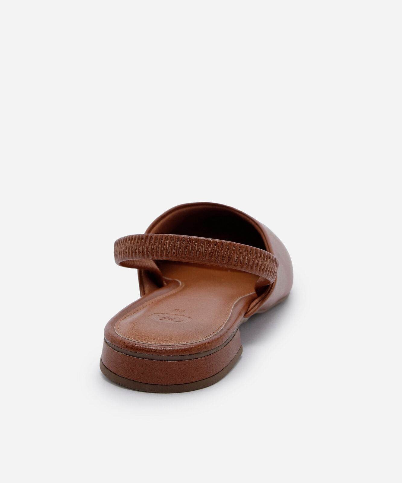 sapatilha feminina slingback oneself marrom