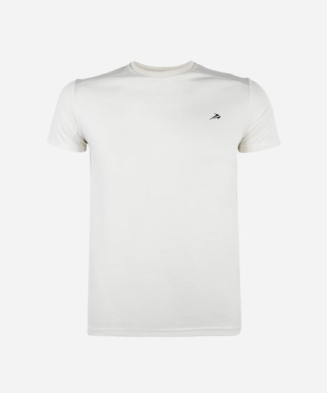 camiseta juvenil esportiva manga curta off white