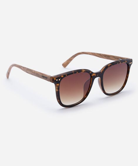 óculos de sol masculino quadrado de acetato triton marrom