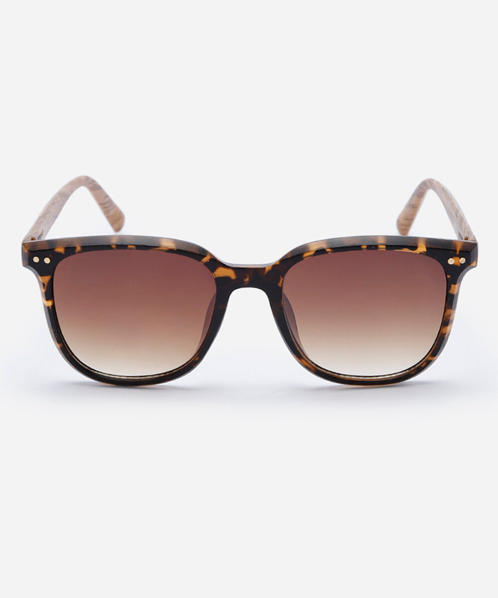 óculos de sol masculino quadrado de acetato triton marrom