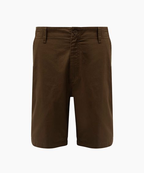 bermuda masculina reta chino marrom