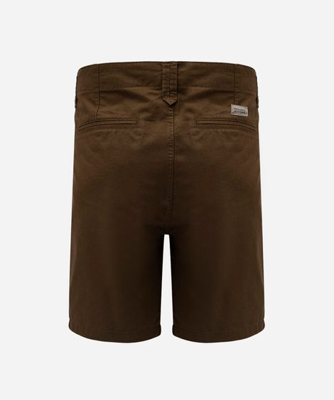 bermuda masculina reta chino marrom