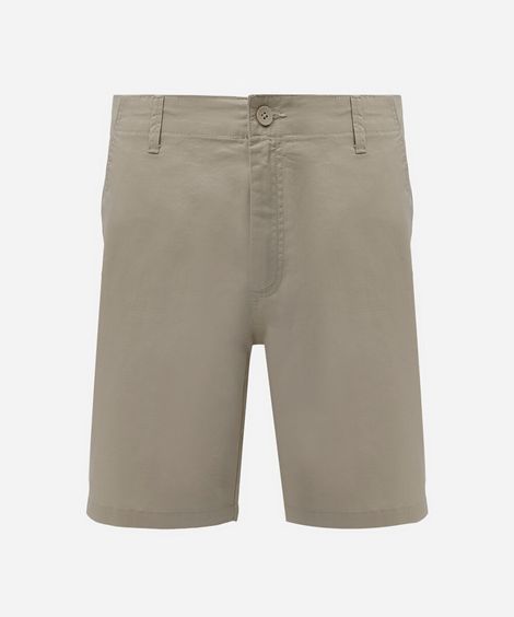 bermuda masculina reta chino bege