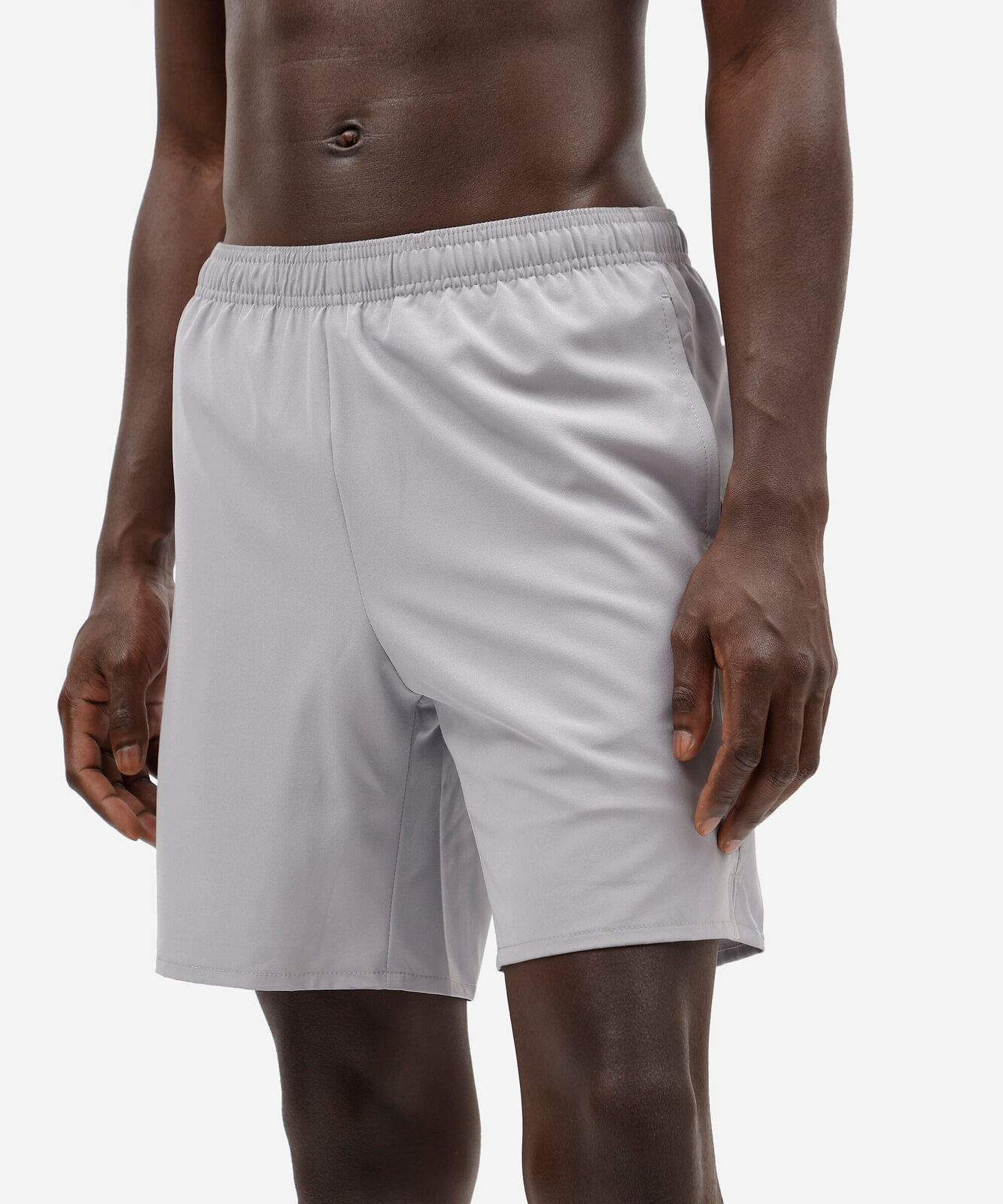 short masculino esportivo com bermuda interna cinza