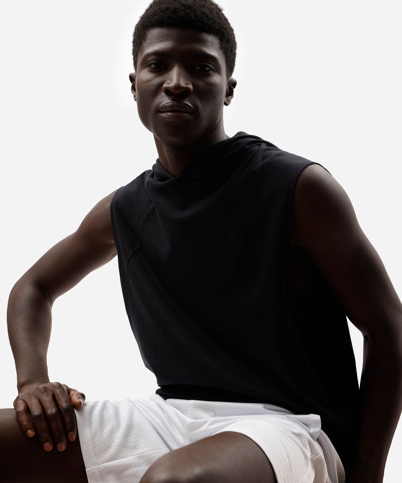 bermuda masculina texturizada branca