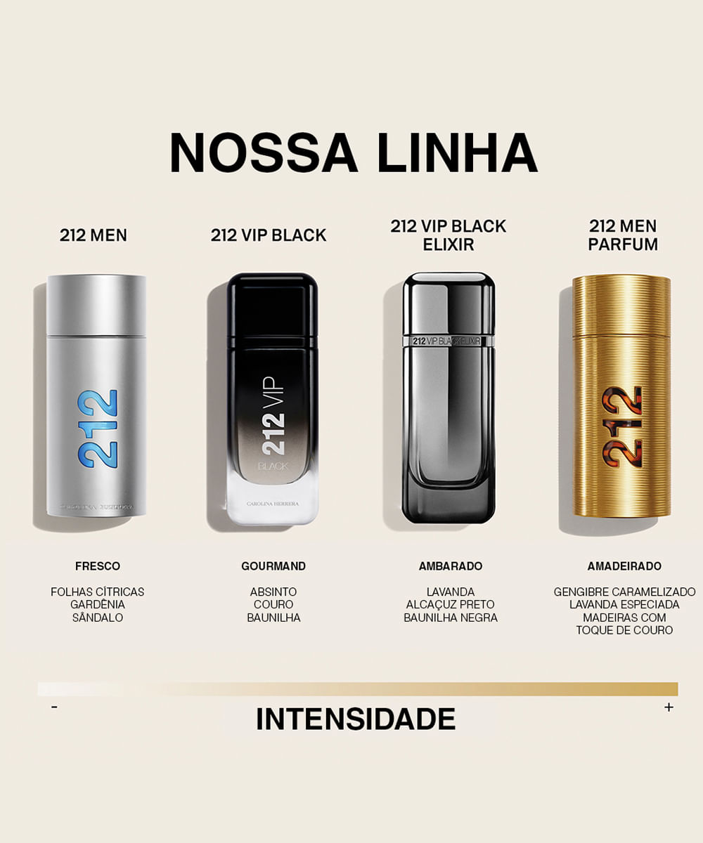 perfume masculino carolina herrera 212 men ny masculino eau de toilette 200ml