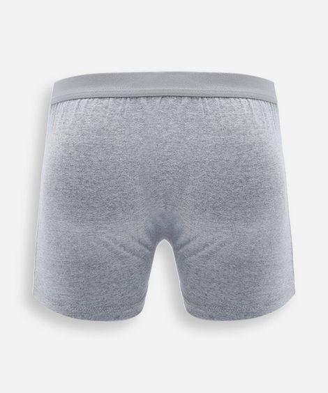 kit de 3 cuecas boxer masculina de algodão colorido