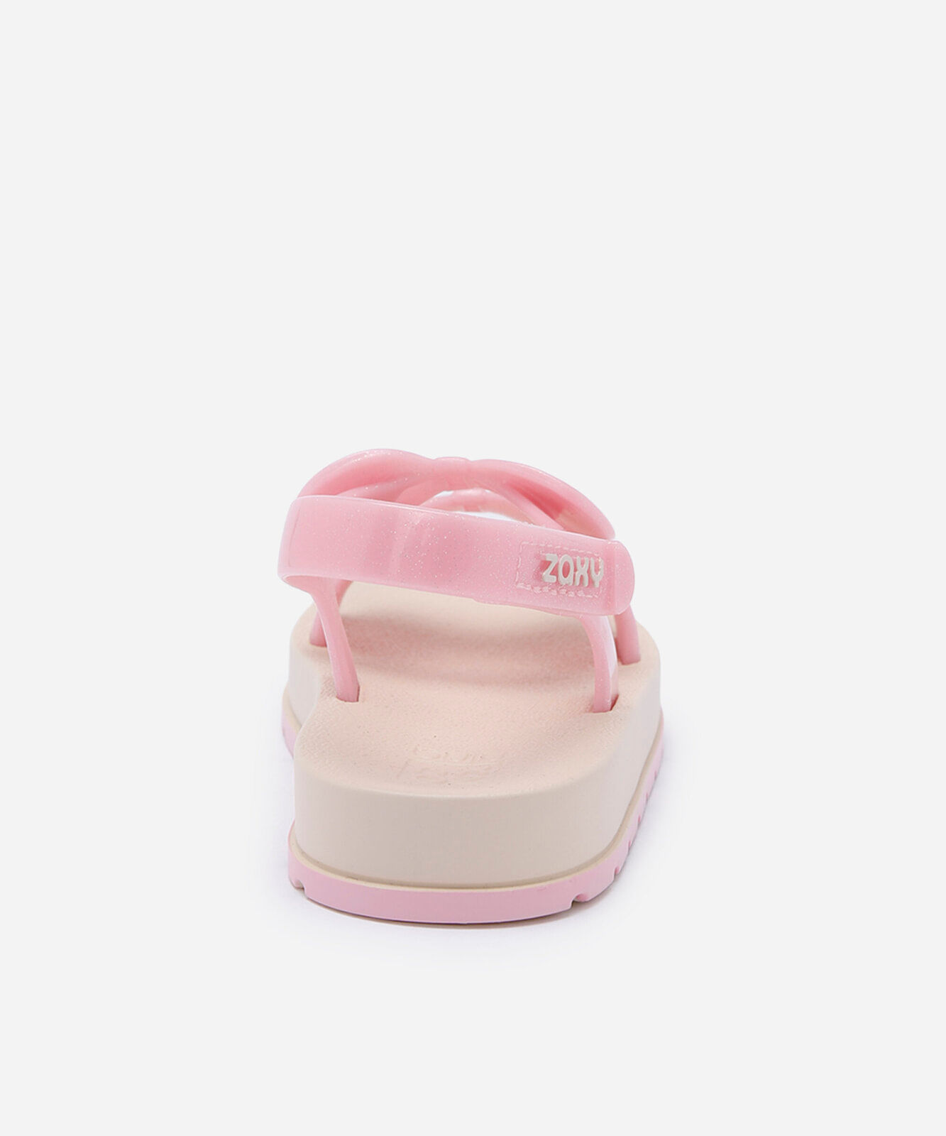 sandália infantil com laços zaxy rosa