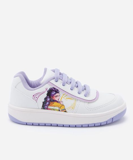 tênis juvenil guerreiras do kpop roxo