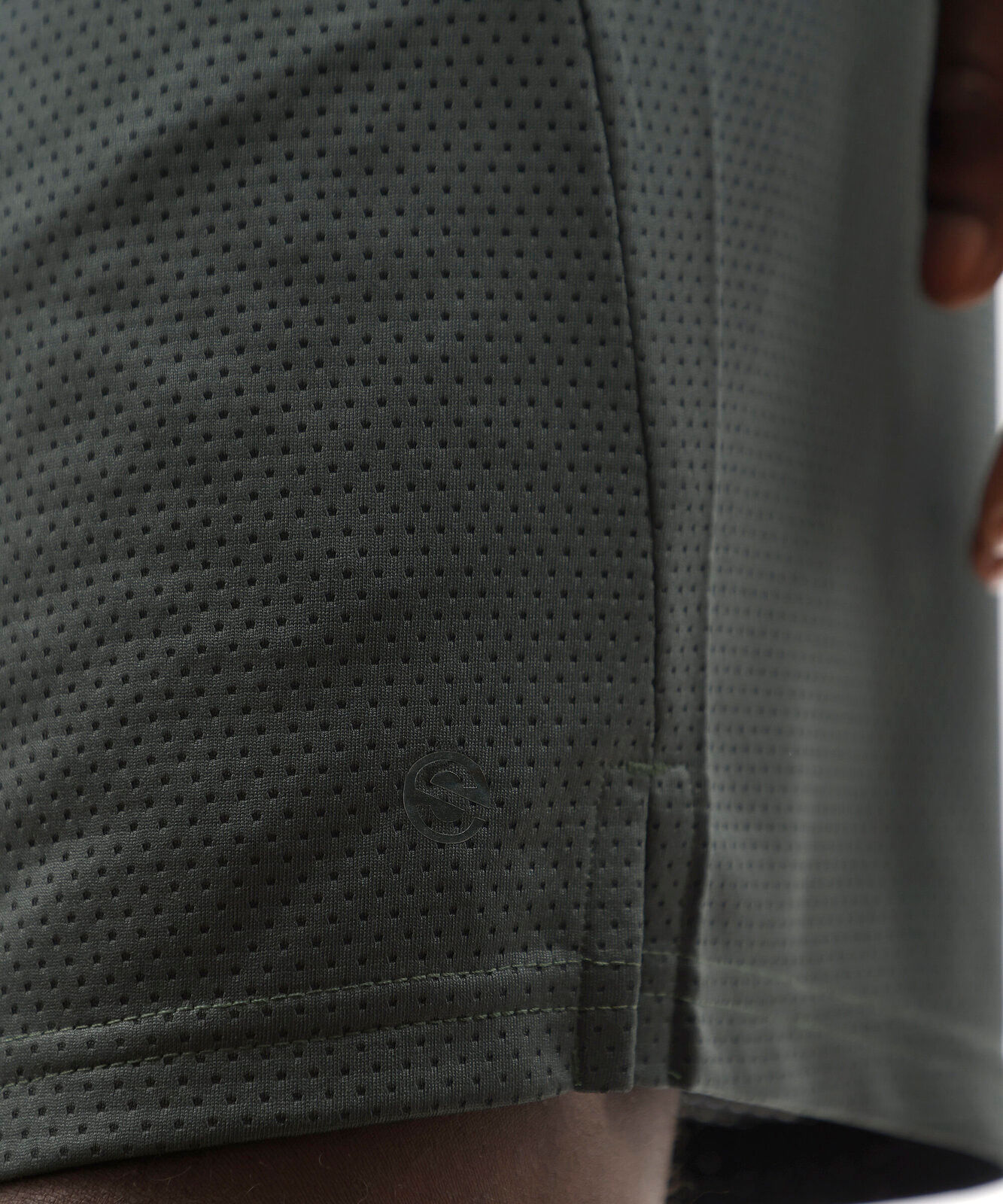 bermuda masculina esportiva texturizada verde