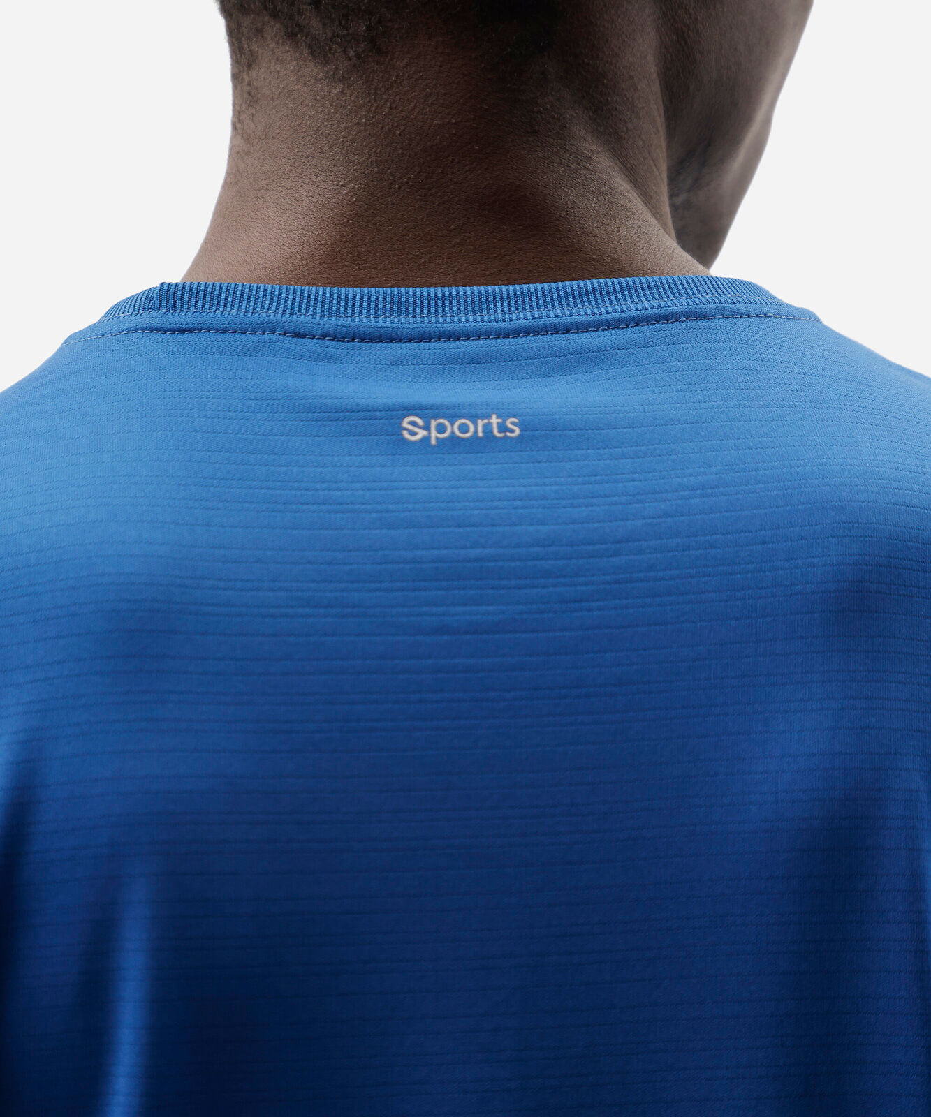 camiseta masculina básica esportiva manga curta azul