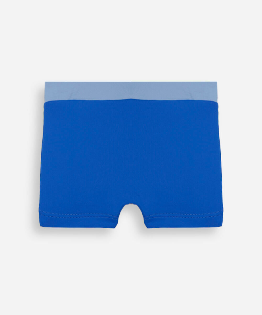 sunga boxer infantil sonic azul