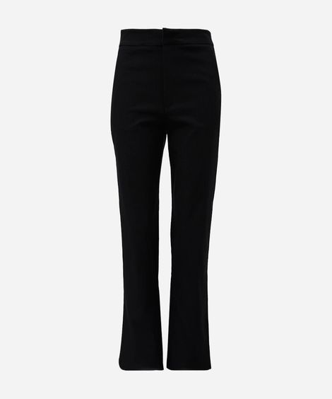calça skinny feminina com viscose cintura alta preta