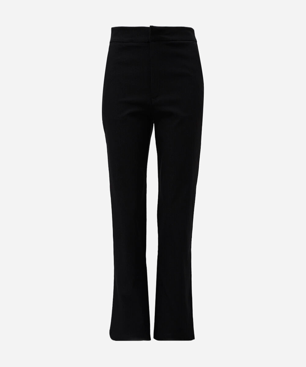 calça skinny feminina com viscose cintura alta preta