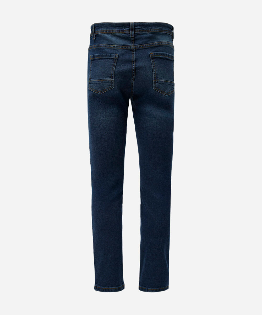calça skinny masculina jeans destroyed azul