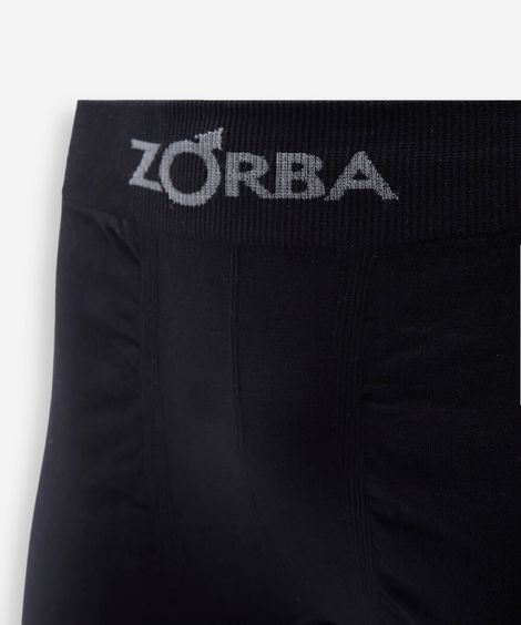 cueca boxer masculina sem costura zorba preta