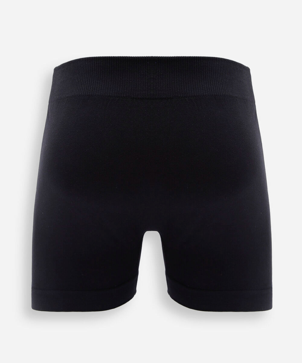 cueca boxer masculina sem costura zorba preta
