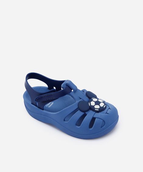 babuche infantil mickey grendene azul