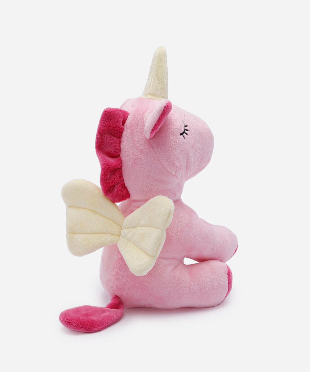unicórnio de pelúcia infantil rosa