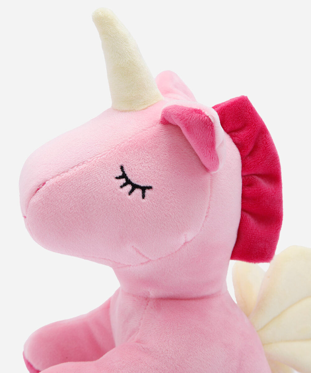 unicórnio de pelúcia infantil rosa