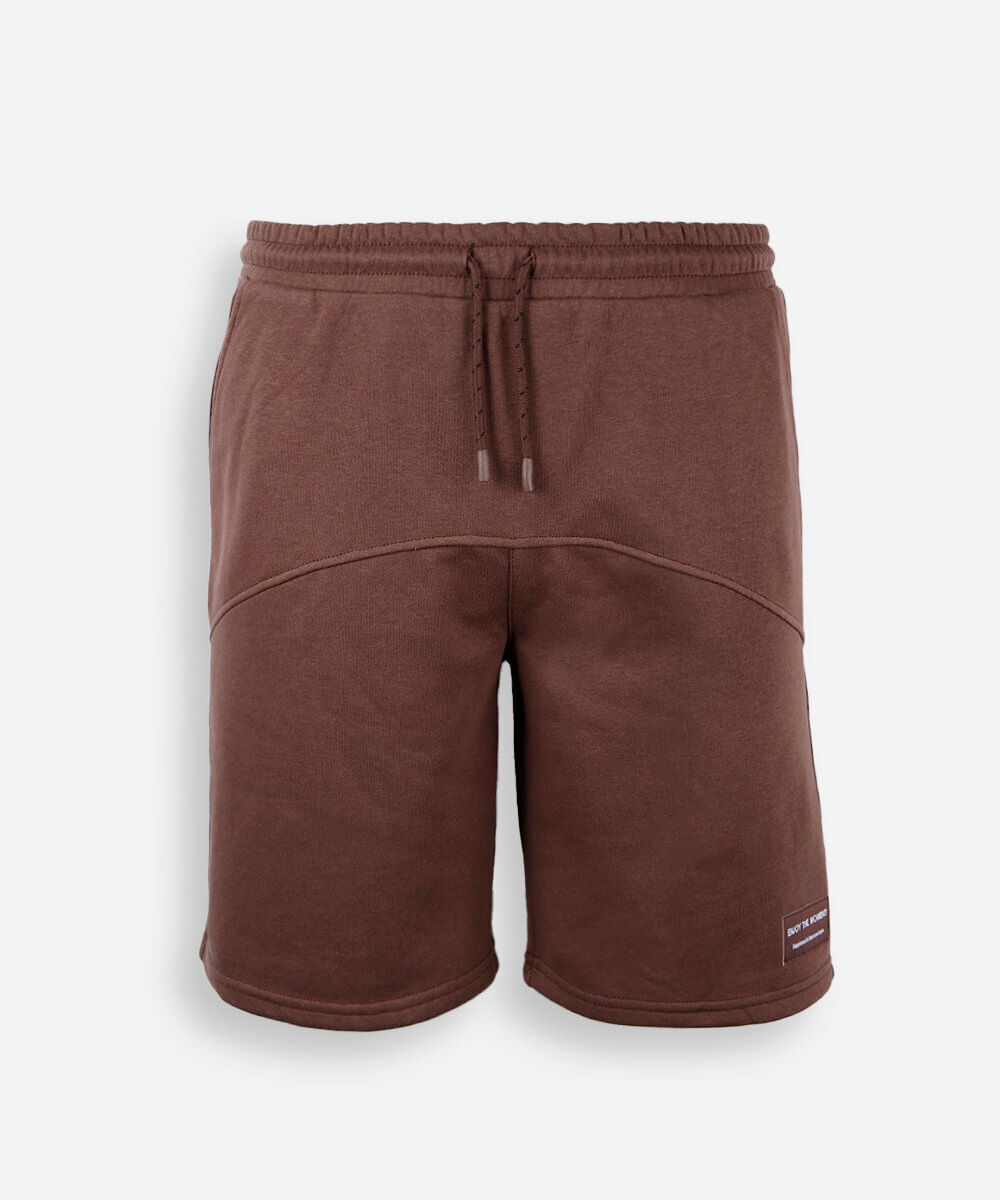 short juvenil moletom marrom