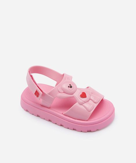 papete infantil urso zaxy rosa
