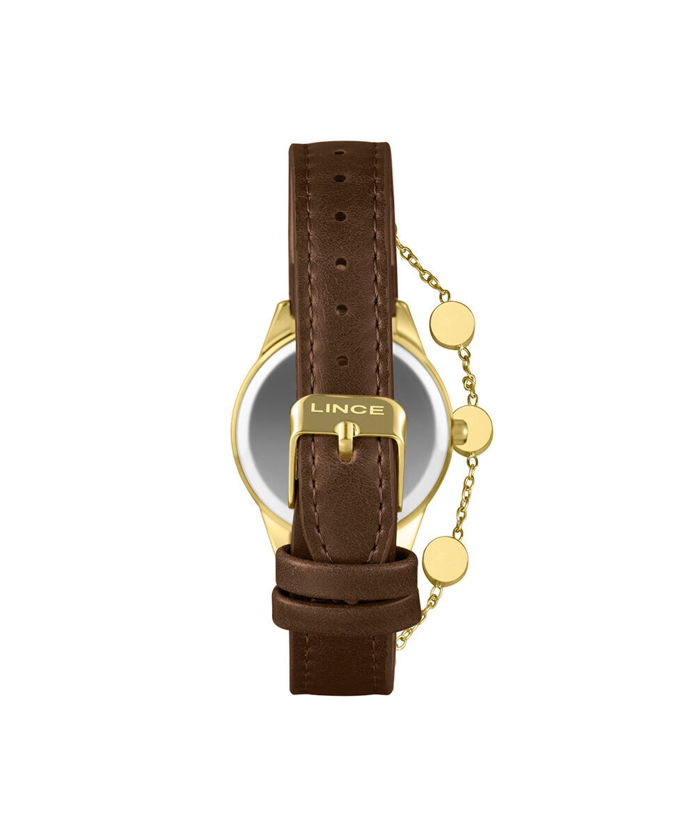 kit relógio feminino lince analógico lrc4876l34 s2nx dourado
