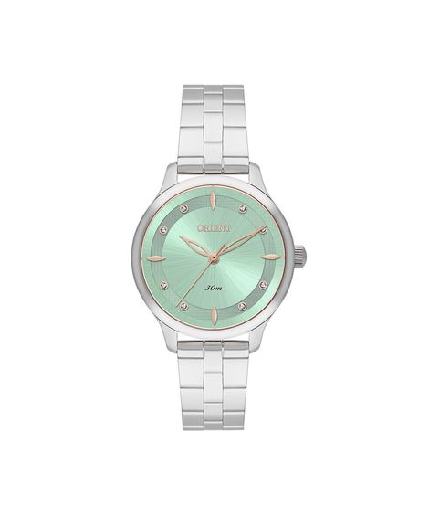 relógio feminino orient analógico fbss0147 f1sx prateado