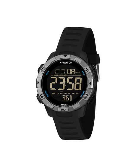 relógio masculino x watch digital xmppd810 pxpx preto