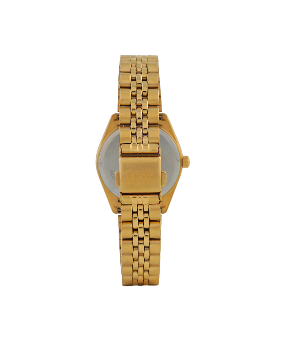relógio feminino orient analógico calendário fgss1263 b2kx dourado