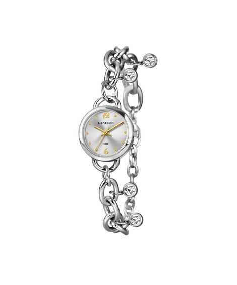 relógio feminino lince analógico lrm4877l25 s2sx prateado