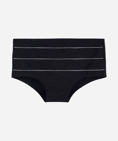 sunga tradicional masculina listrada preta