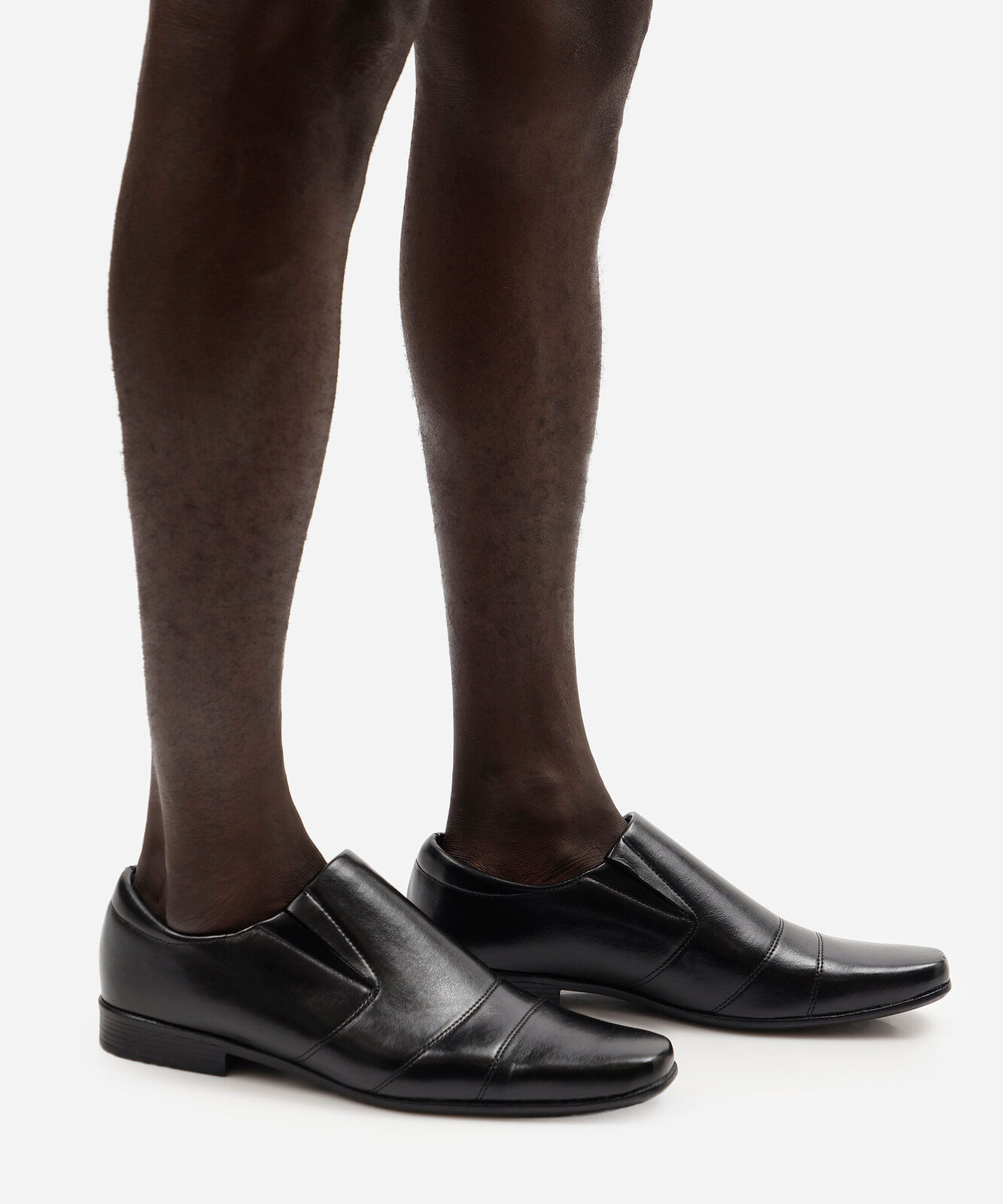 sapato social masculino bico quadrado preto