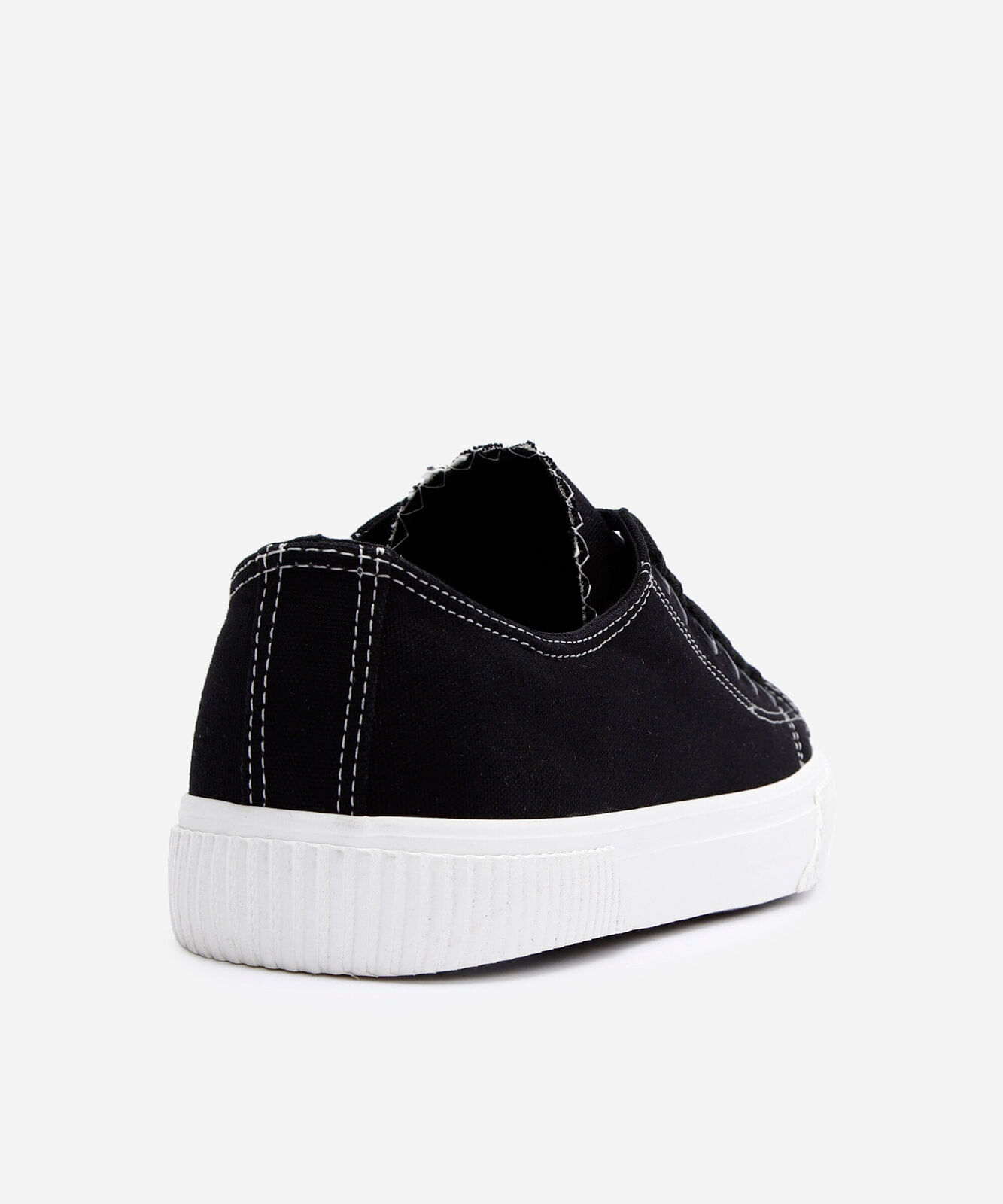 tênis casual de lona preto