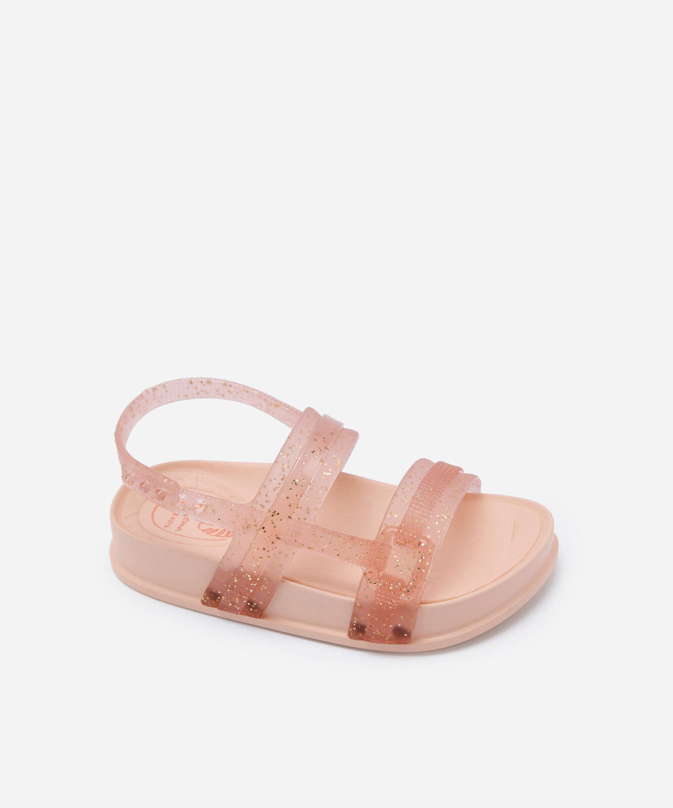 sandália infantil com glitter ipanema rosa