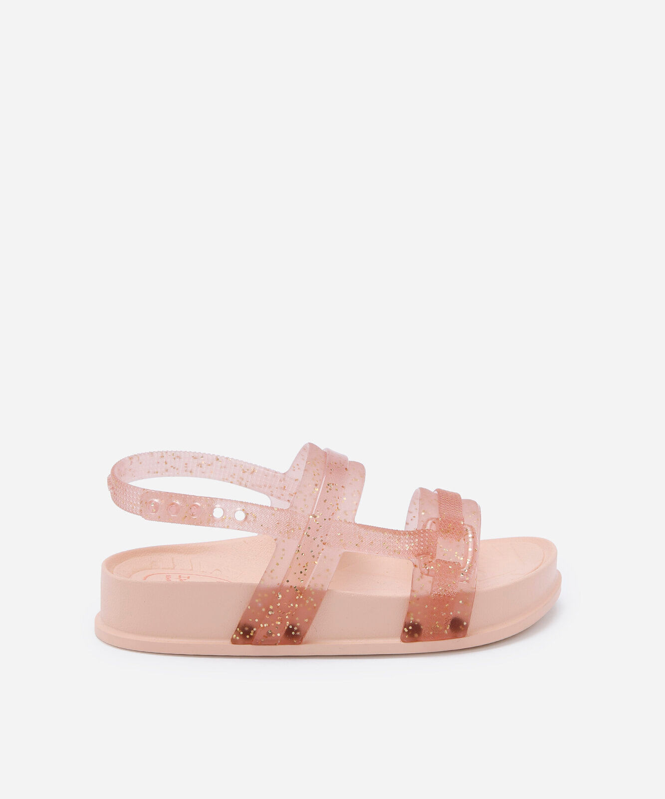 sandália infantil com glitter ipanema rosa