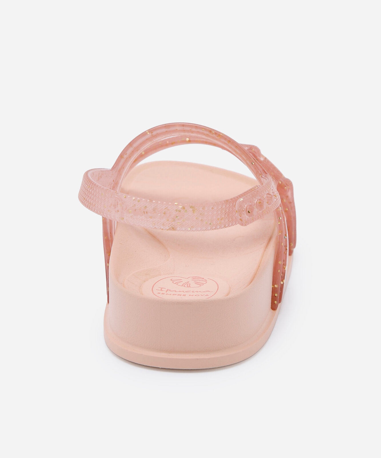 sandália infantil com glitter ipanema rosa