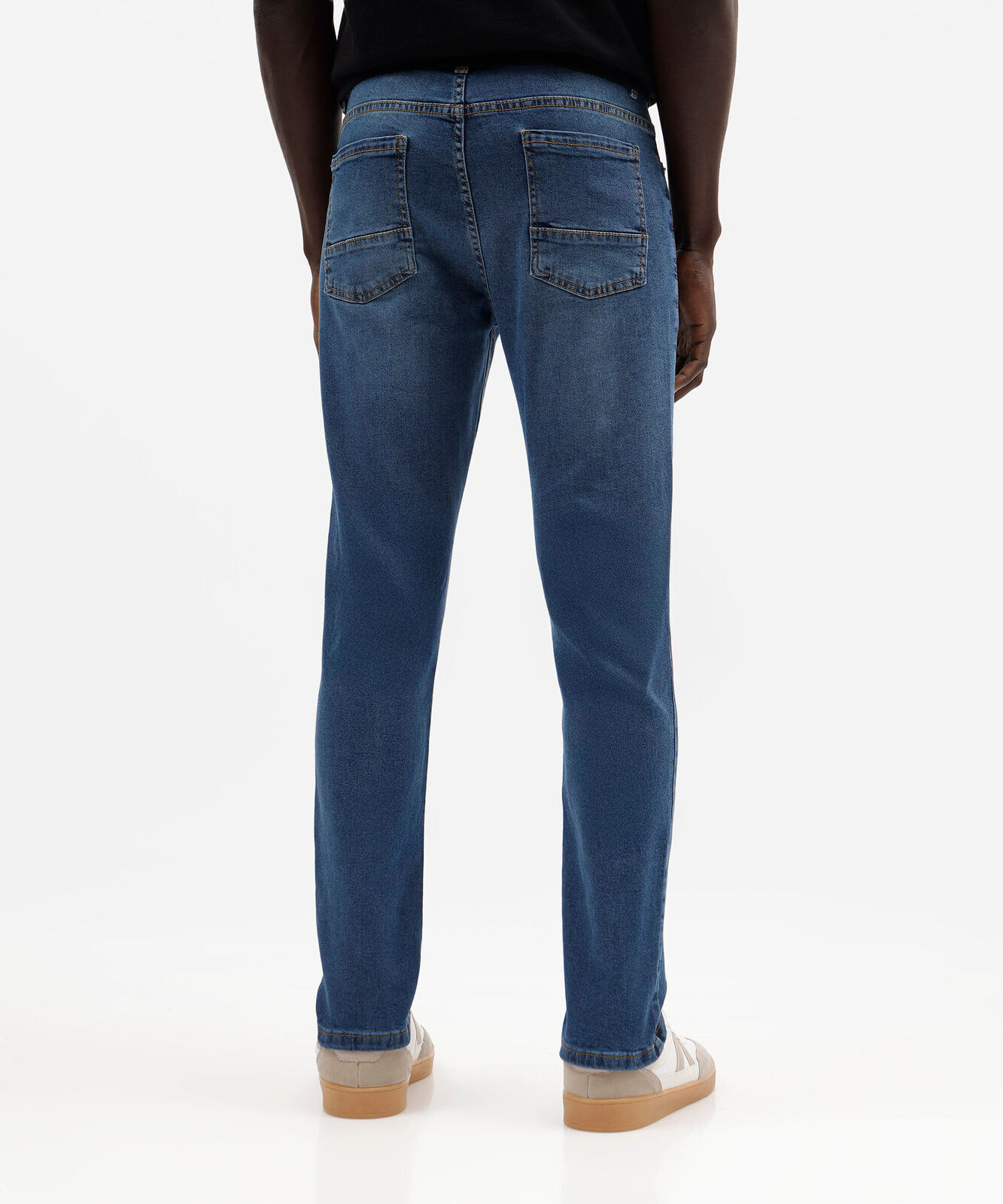 calça skinny masculina jeans azul